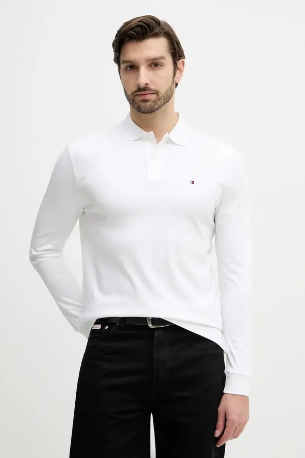 Tommy Hilfiger Bombažna majica z dolgimi rokavi Tommy Hilfiger