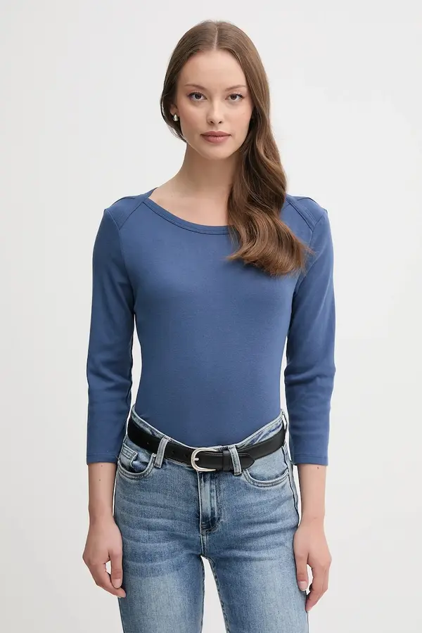 United Colors of Benetton Bombažna majica z dolgimi rokavi United Colors of Benetton