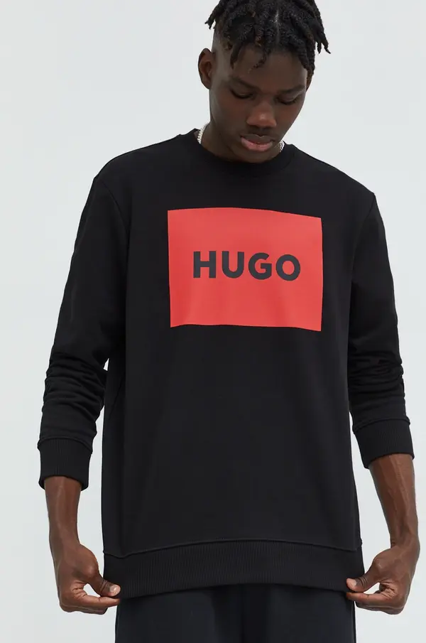 HUGO Bombažna mikica HUGO
