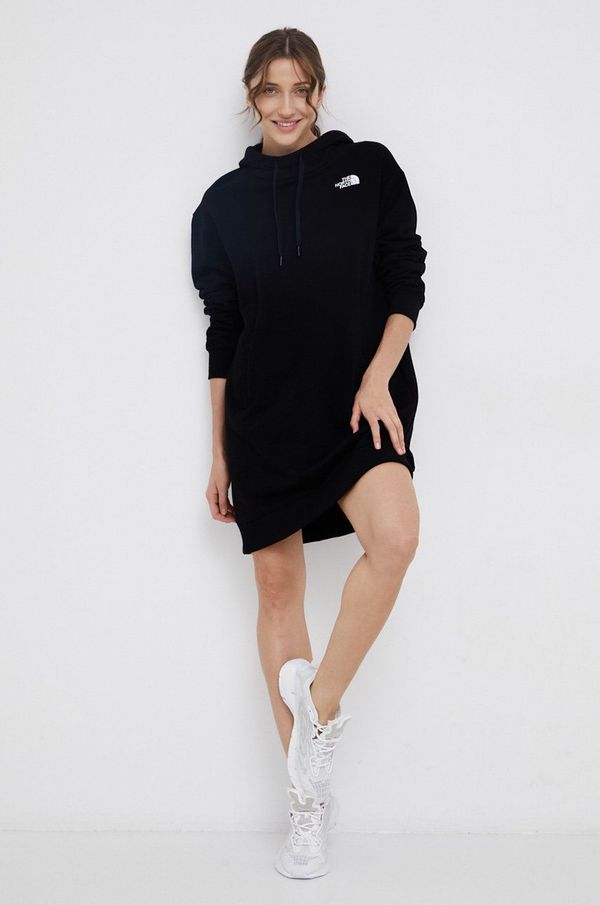 The North Face Bombažna mikica The North Face ženska, črna barva,