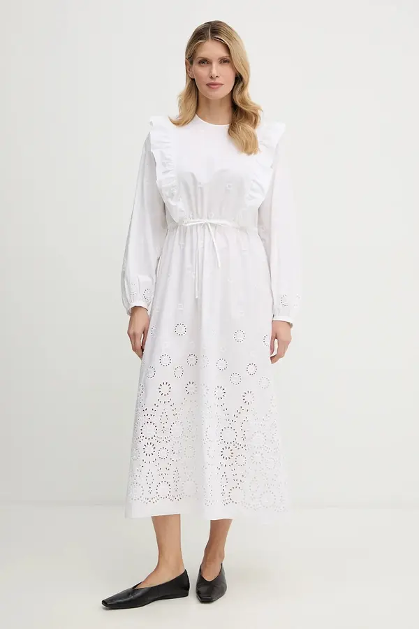 A.P.C. Bombažna obleka A.P.C. Robe Ginger