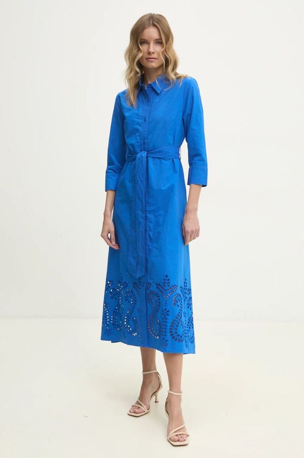 Answear Lab Bombažna obleka Answear Lab