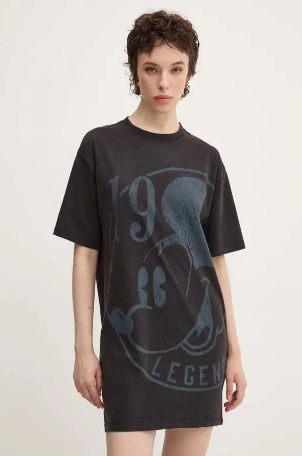 Desigual Bombažna obleka Desigual 19-MICKEY x Disney