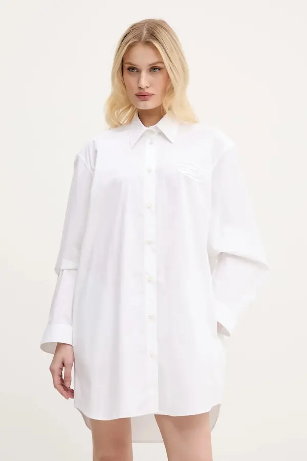 Diesel Bombažna obleka Diesel D-DALIS DRESS