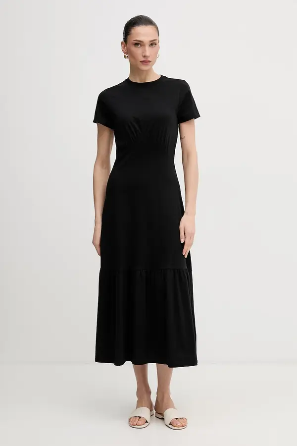 DKNY Bombažna obleka Dkny