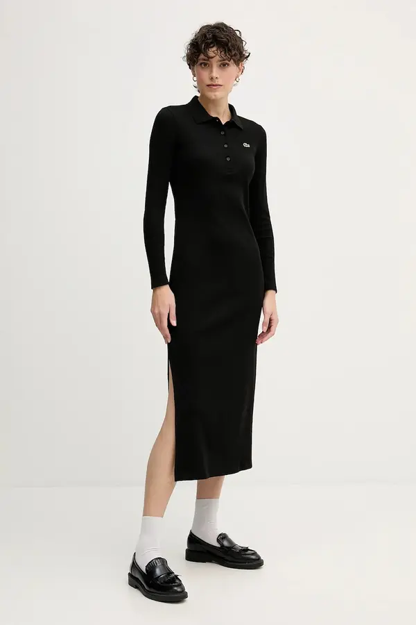 Lacoste Bombažna obleka Lacoste