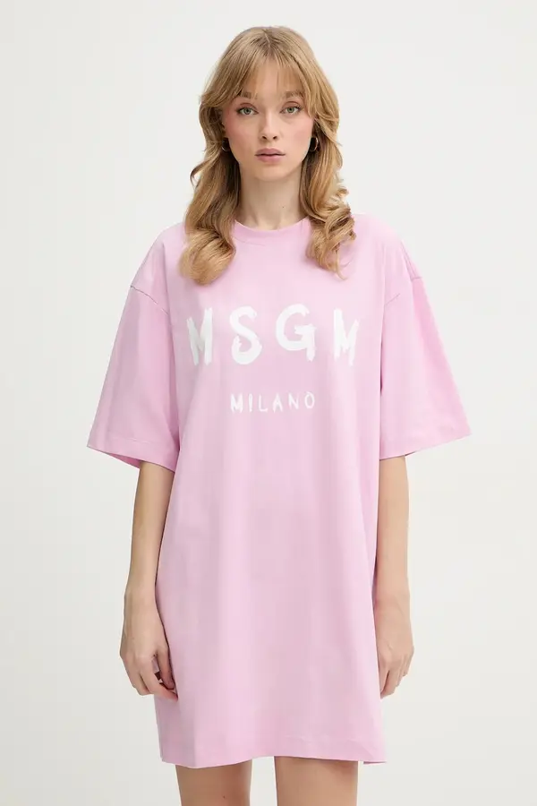 MSGM Bombažna obleka MSGM