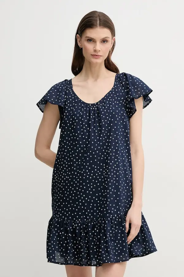 Pepe Jeans Bombažna obleka Pepe Jeans DAFNE