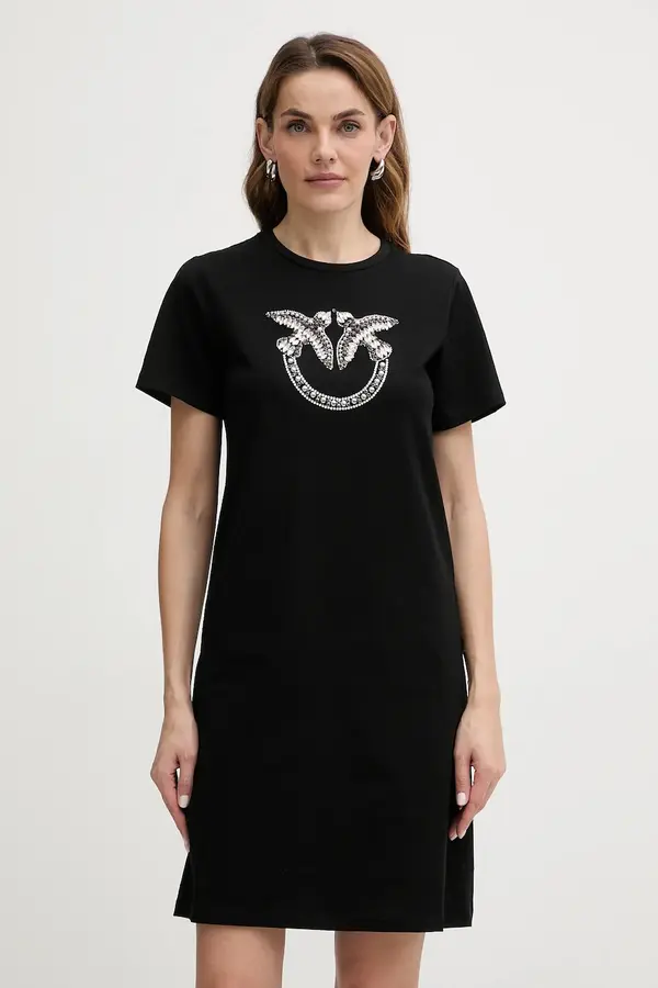 Pinko Bombažna obleka Pinko Answear Exclusive