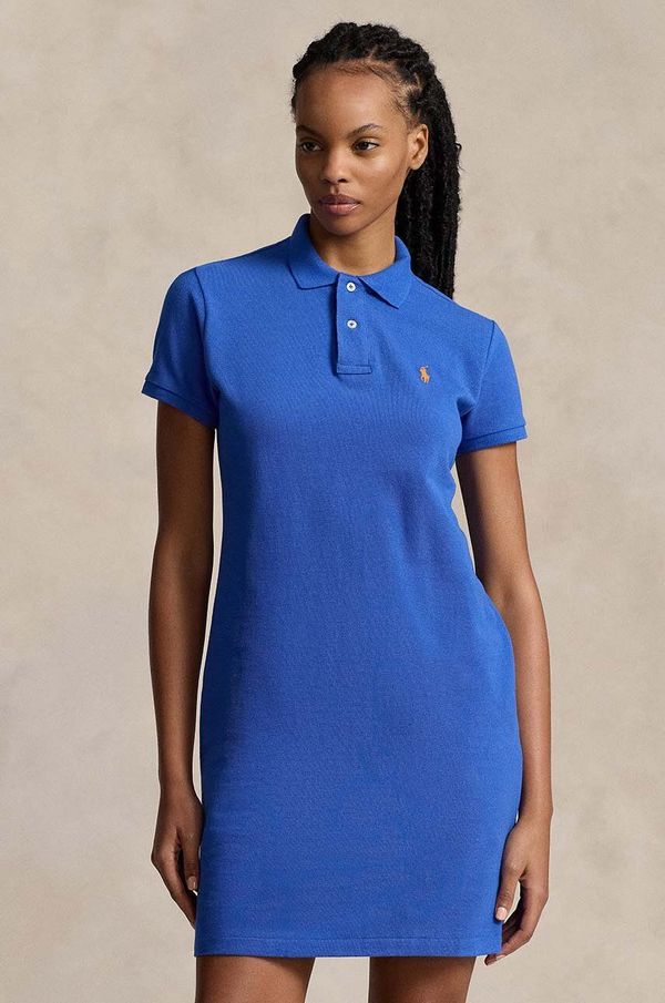 Polo Ralph Lauren Bombažna obleka Polo Ralph Lauren