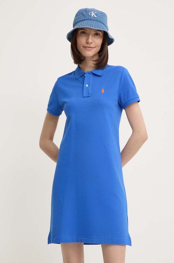 Polo Ralph Lauren Bombažna obleka Polo Ralph Lauren