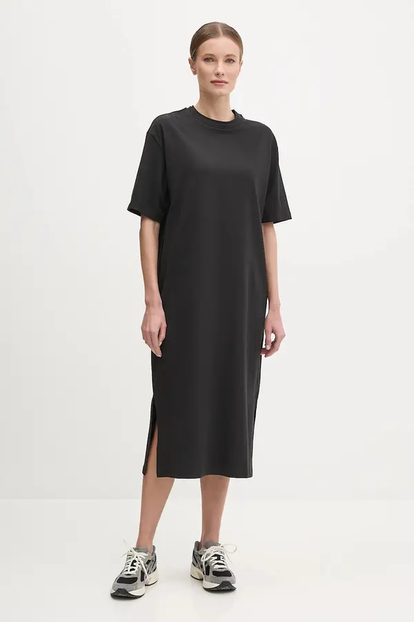 The North Face Bombažna obleka The North Face Oversized