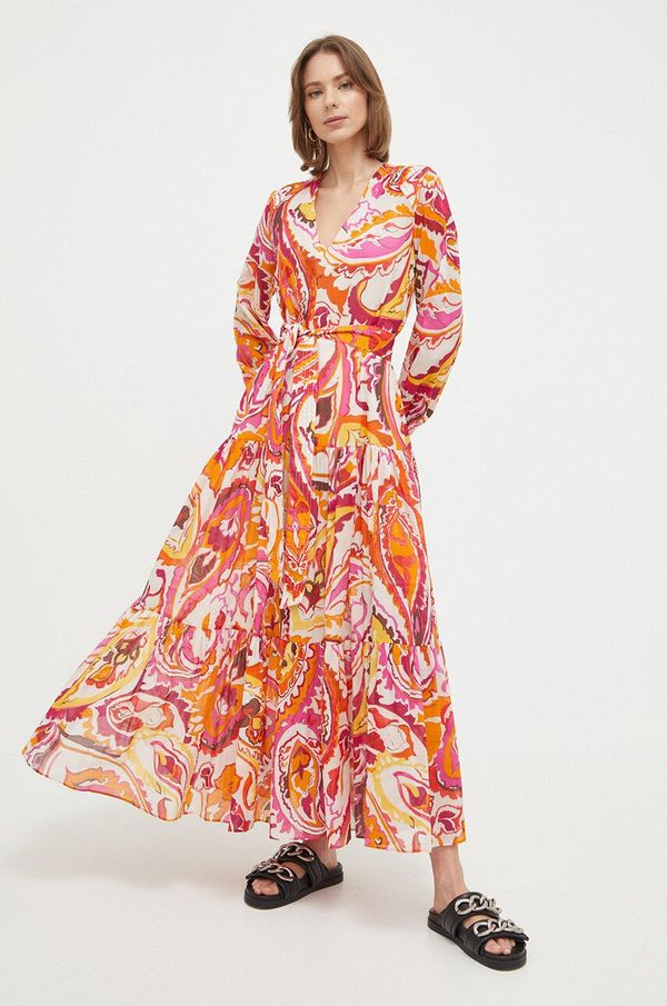 Twinset Bombažna obleka Twinset