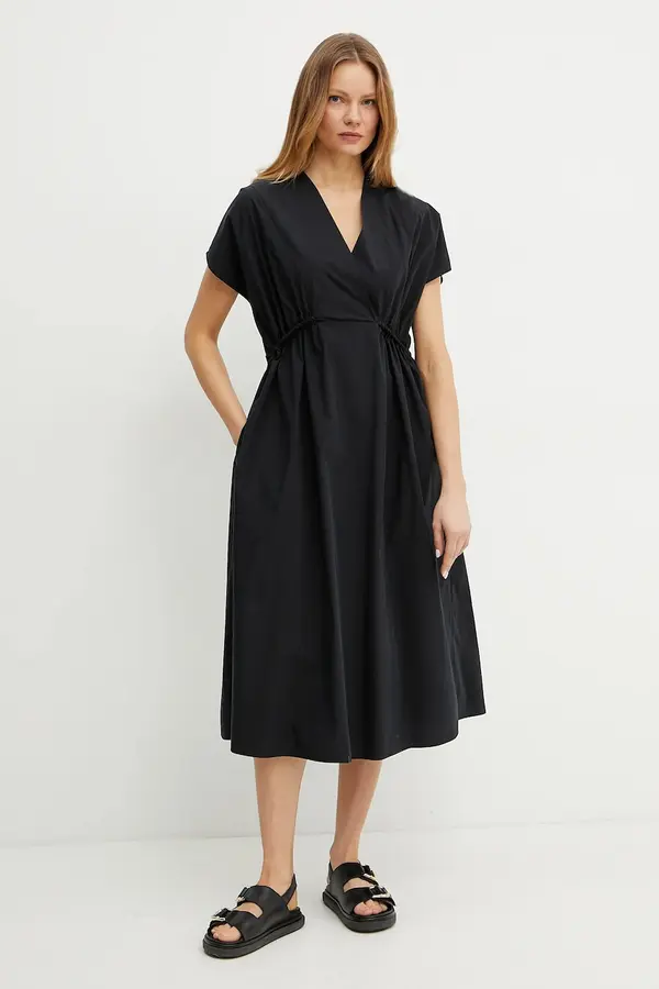 Weekend Max Mara Bombažna obleka Weekend Max Mara