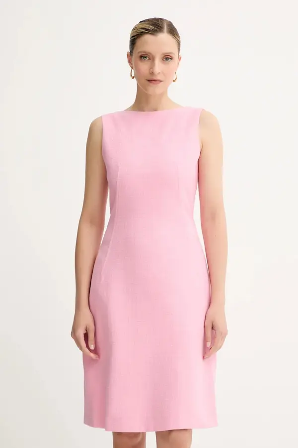 Weekend Max Mara Bombažna obleka Weekend Max Mara
