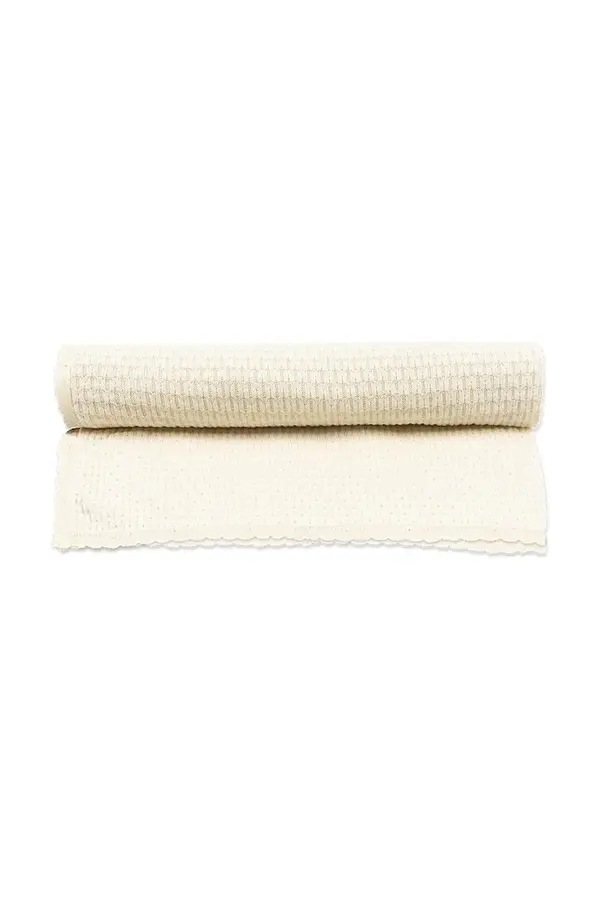 Fanga Fontana Bombažna odeja za dojenčka Fanga Fontana VENTI POINTELLE BLANKET GOTS