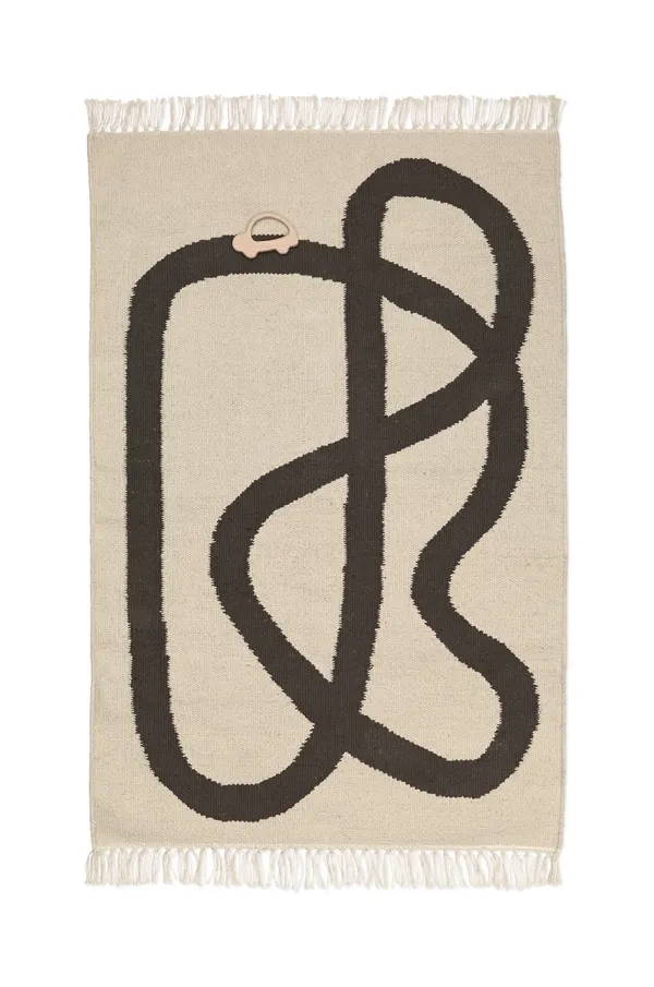 ferm LIVING Bombažna preproga ferm LIVING Lane