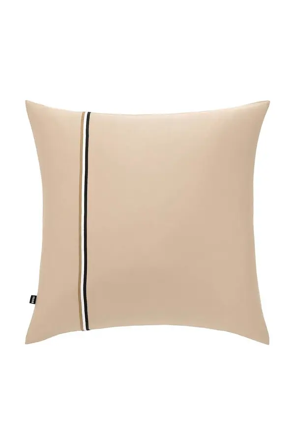 BOSS Bombažna prevleka za blazino BOSS BLINEA Beige 65 x 65 cm