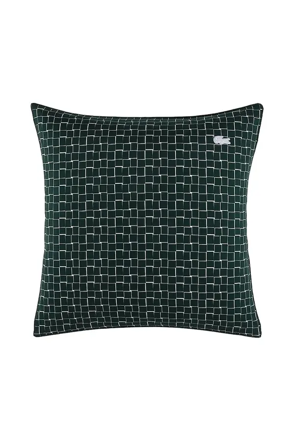 Lacoste Bombažna prevleka za blazino Lacoste L BLOCK Vert 65 x 65 cm