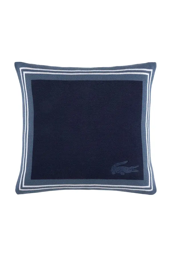 Lacoste Bombažna prevleka za blazino Lacoste L FRAME Marine 45 x 45 cm