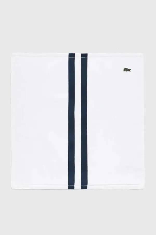 Lacoste Bombažna prevleka za blazino Lacoste L Ruban Blanc 45 x 45 cm