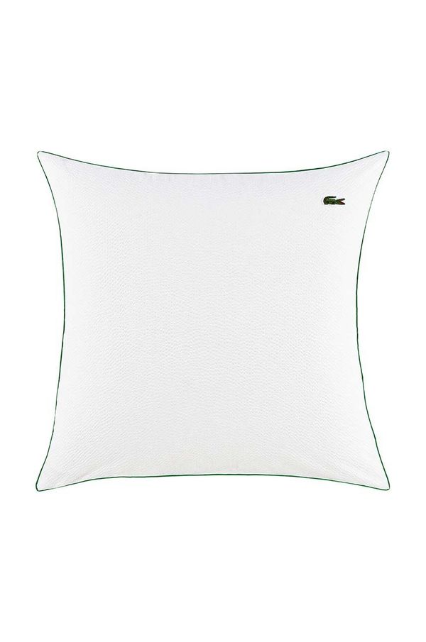 Lacoste Bombažna prevleka za blazino Lacoste L Tamis Blanc 65 x 65 cm