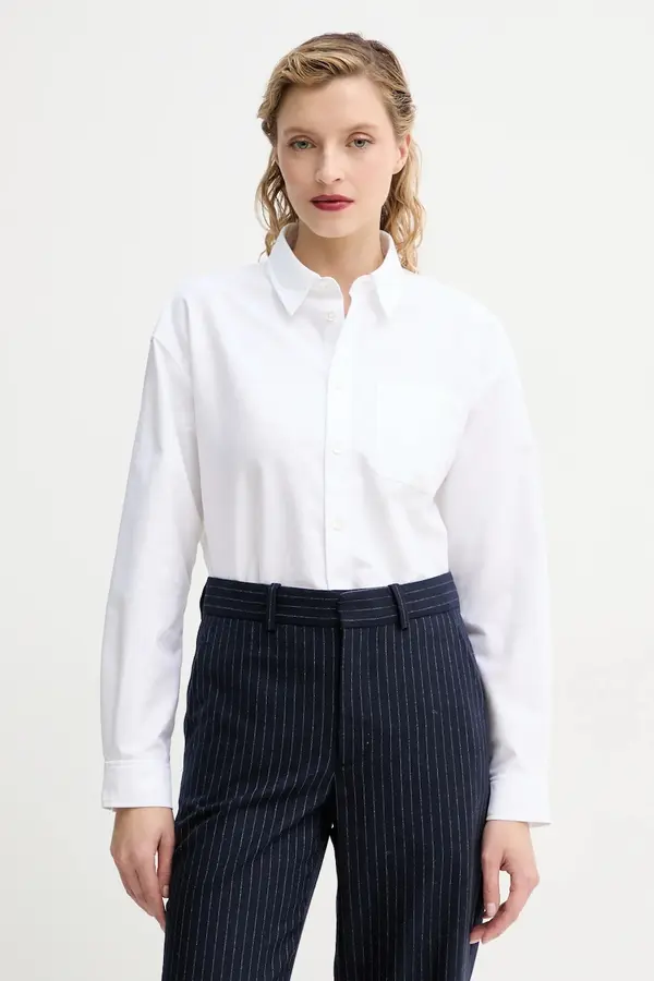 A.P.C. Bombažna srajca A.P.C. chemise boyfriend brodee