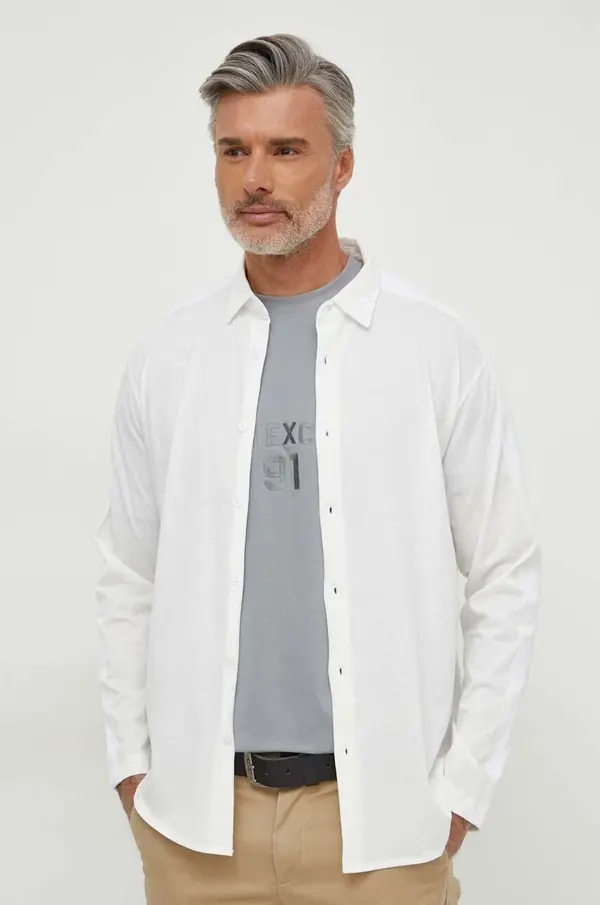 Armani Exchange Bombažna srajca Armani Exchange