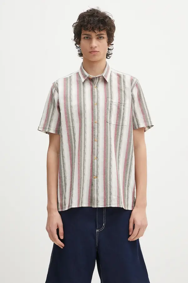 Barbour Bombažna srajca Barbour Barbour Lipton Striped S/S Relaxed Fit Shirt