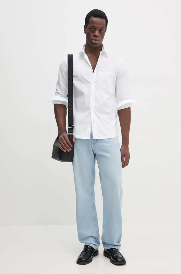 Calvin Klein Jeans Bombažna srajca Calvin Klein Jeans