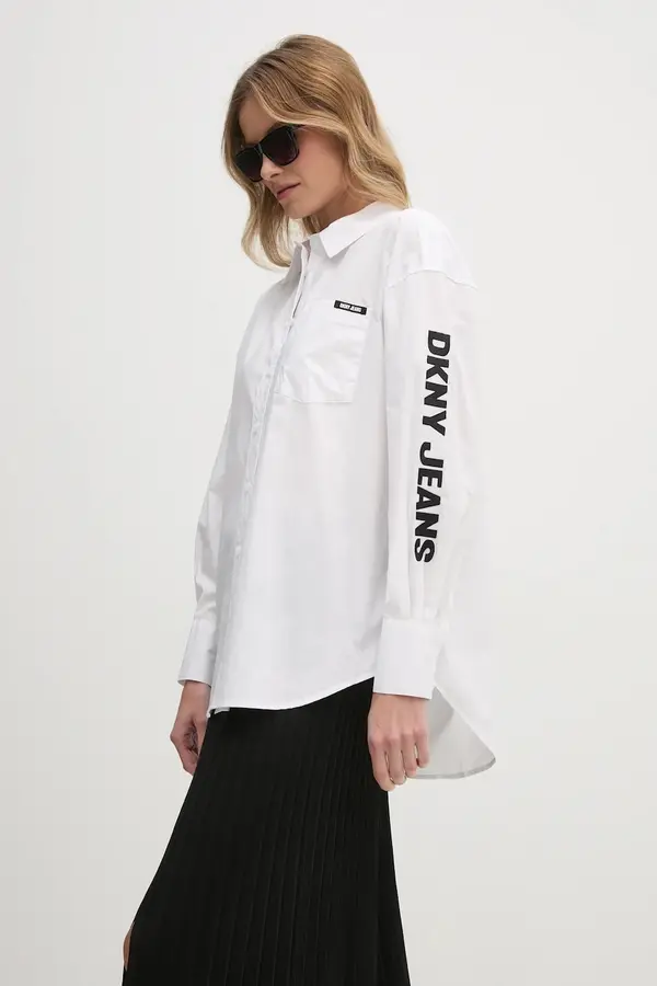 DKNY Bombažna srajca Dkny