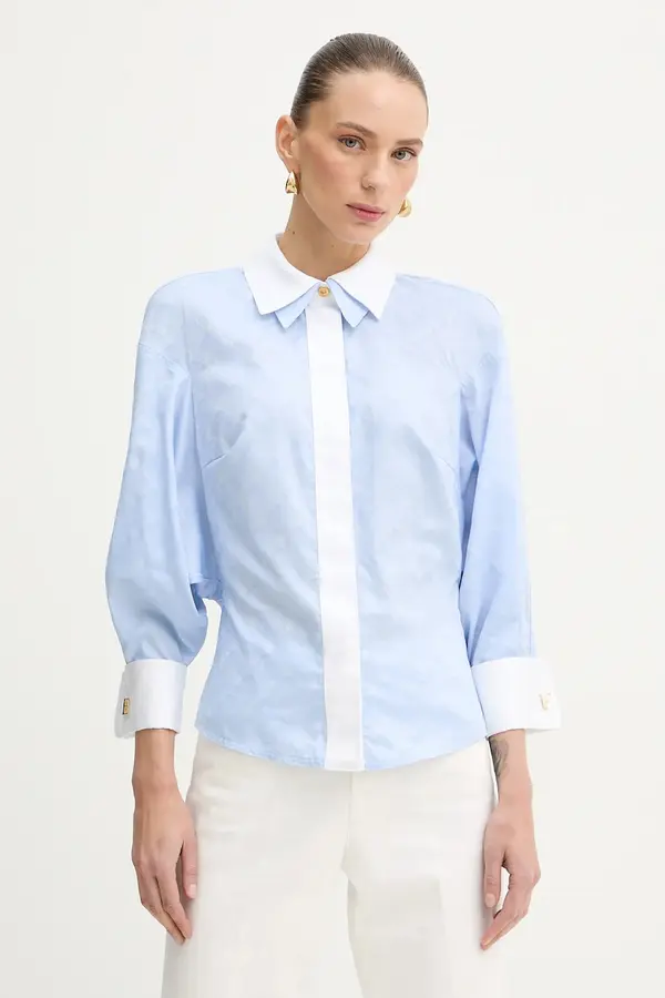 Elisabetta Franchi Bombažna srajca Elisabetta Franchi