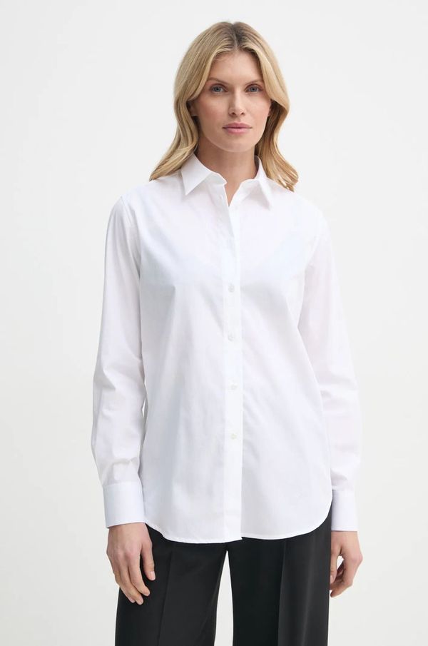 Filippa K Bombažna srajca Filippa K ženska, bela barva, 29095