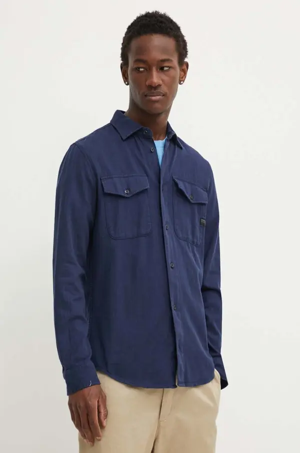 G-Star Bombažna srajca G-Star Raw Marine Slim