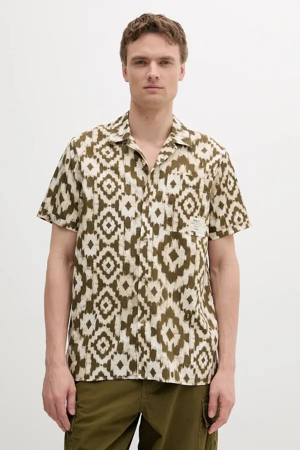 Barbour Bombažna srajca  Homelane Printed S/S Relaxed Fit Shirt