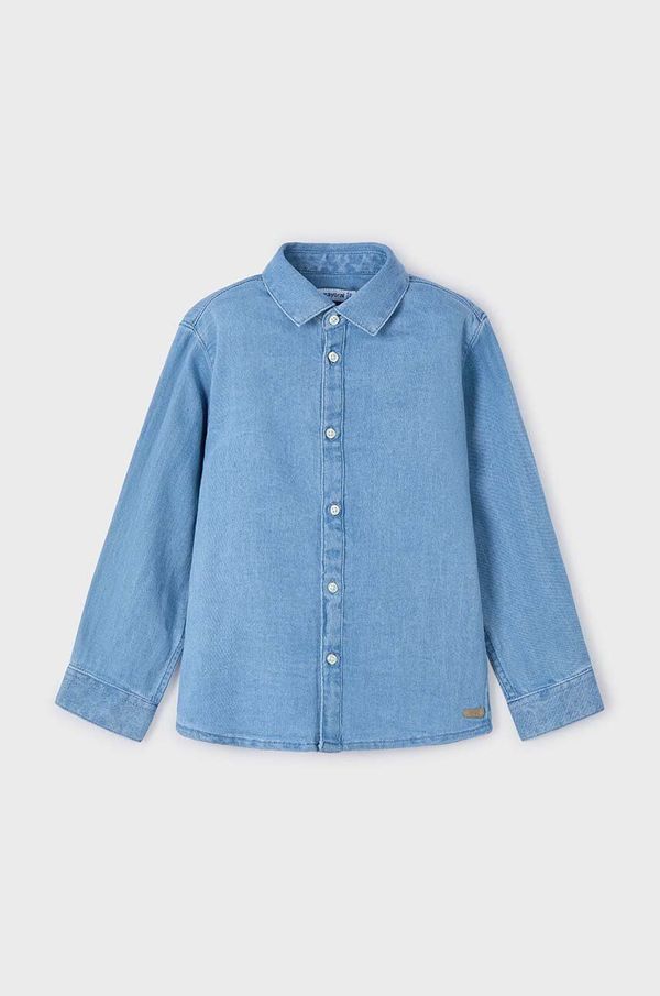 Mayoral Bombažna srajca iz jeansa Mayoral 4112