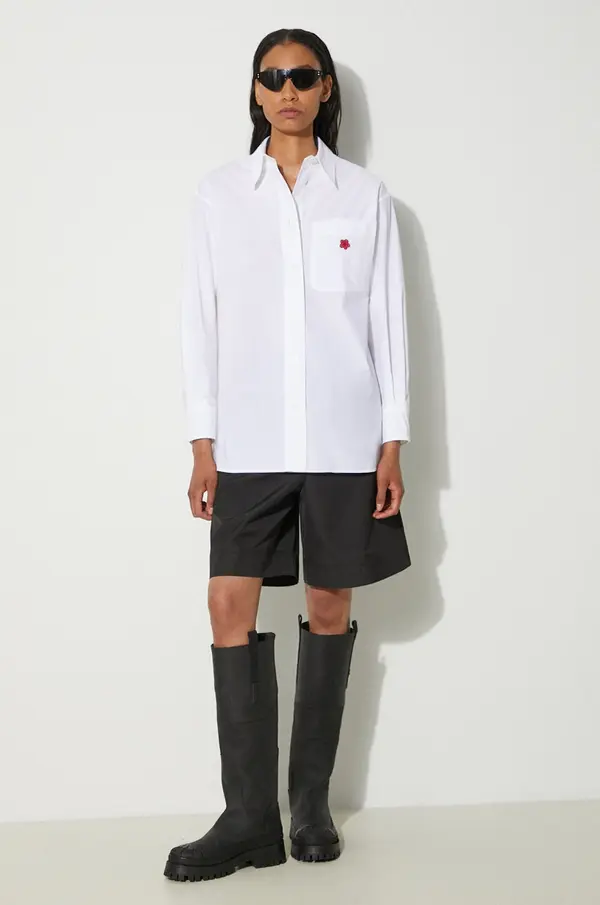 Kenzo Bombažna srajca Kenzo Boke Flower Oversized Shirt