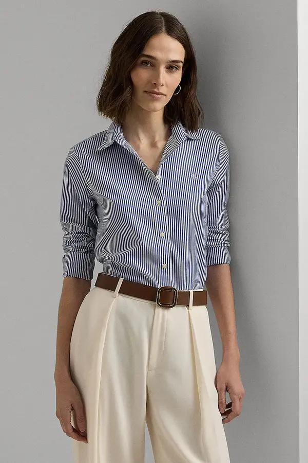 Lauren Ralph Lauren Bombažna srajca Lauren Ralph Lauren