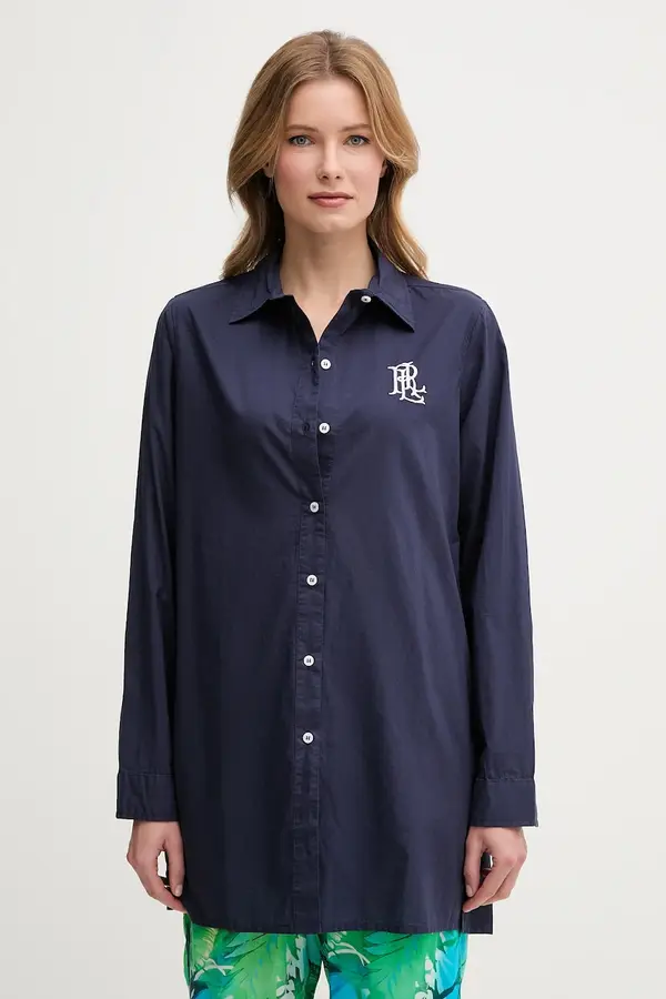 Lauren Ralph Lauren Bombažna srajca Lauren Ralph Lauren