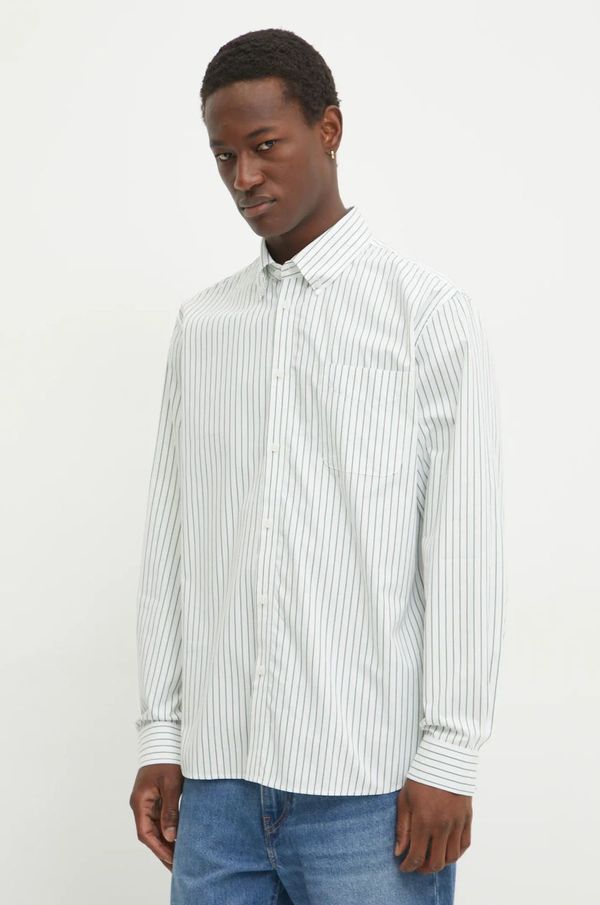 Les Deux Bombažna srajca Les Deux moška, bela barva, LDM410206