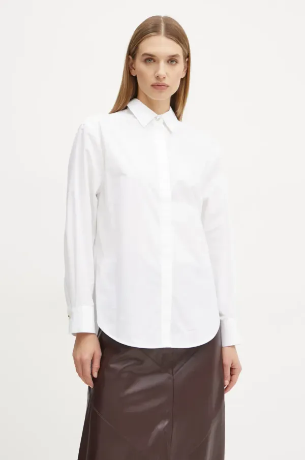 Marciano Guess Bombažna srajca Marciano Guess SKYLER ženska, bela barva, 5RGH11 7256A