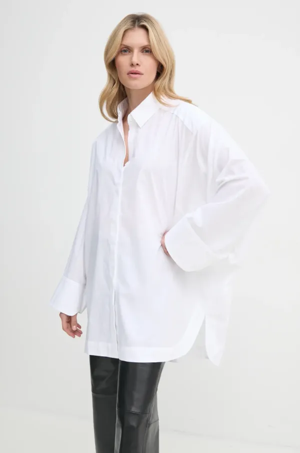 MMC STUDIO Bombažna srajca MMC STUDIO ženska, bela barva, NAKOMA