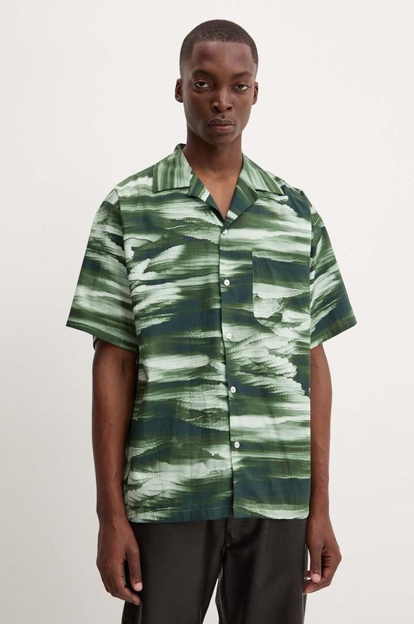 MSGM Bombažna srajca MSGM moška, zelena barva, 3740ME12.247550