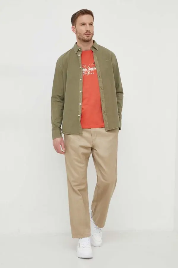Pepe Jeans Bombažna srajca Pepe Jeans