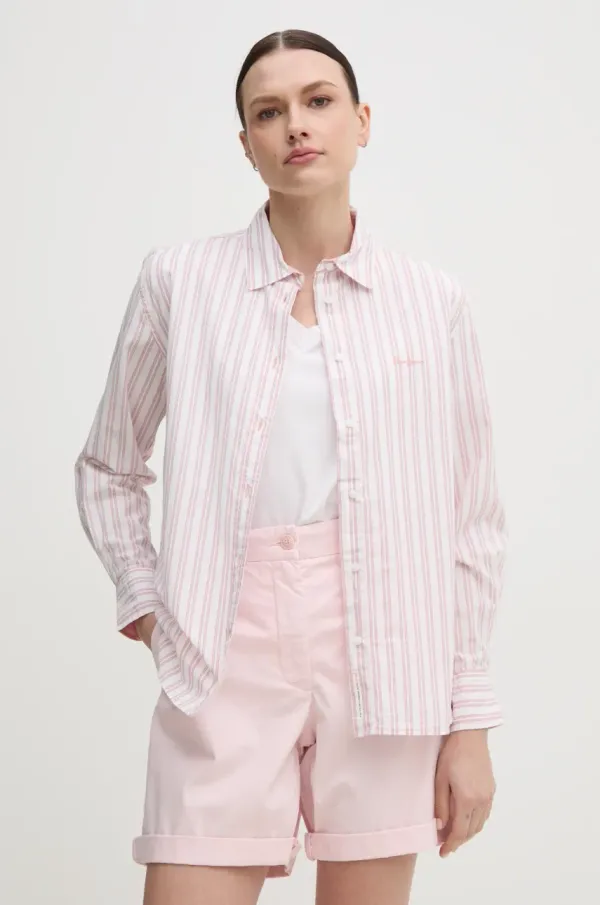 Pepe Jeans Bombažna srajca Pepe Jeans CLEVER ženska, bela barva, PL305002