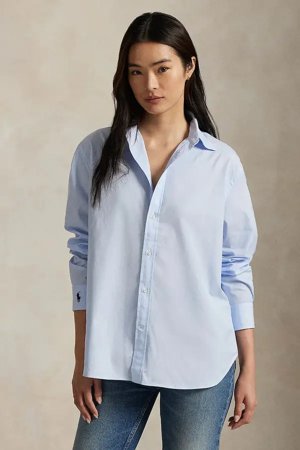 Polo Ralph Lauren Bombažna srajca Polo Ralph Lauren Long Sleeve Light Shirt