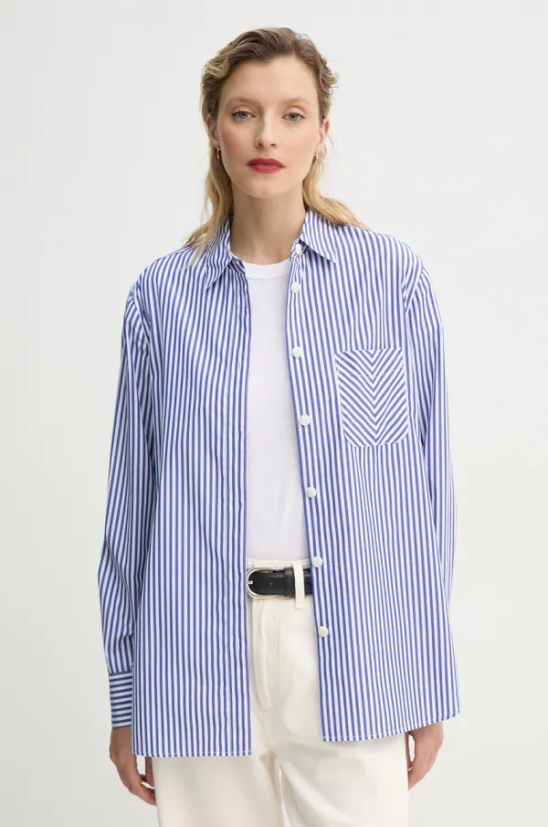 rag & bone Bombažna srajca Rag & Bone ženska, bela barva, WAW22FA050ZE50