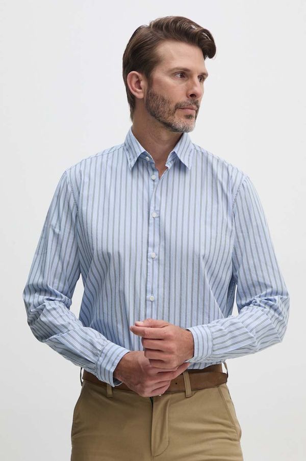 Sisley Bombažna srajca Sisley moška, 5B8SSQ03T