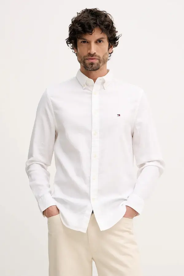 Tommy Hilfiger Bombažna srajca Tommy Hilfiger