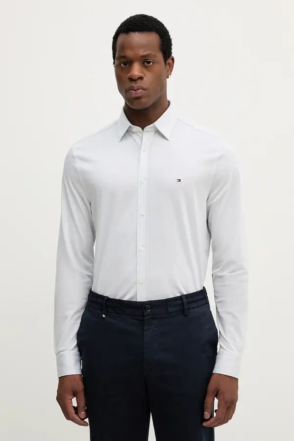 Tommy Hilfiger Bombažna srajca Tommy Hilfiger